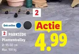 Lidl Parkside Plantentrolley aanbieding
