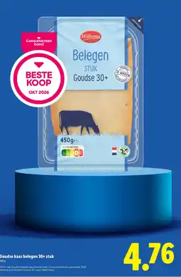 Lidl Milbona Belegen Goudse 30+ stuk aanbieding