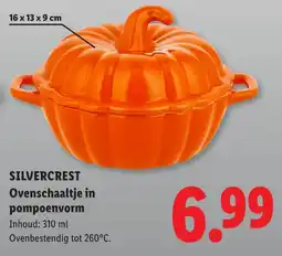 Lidl Silvercrest Ovenschaaltje in pompoenvorm aanbieding