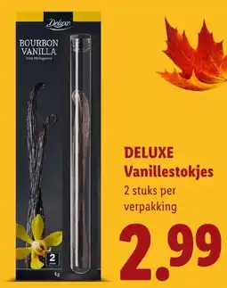 Lidl Deluxe Vanillestokjes aanbieding
