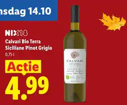 Lidl Calvar Bi Terra Siciliane Pinot Grigio aanbieding