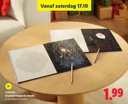 Lidl Crelando Krasboek magische wereld aanbieding