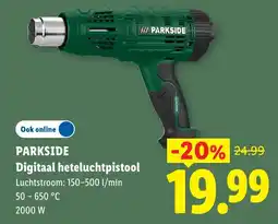 Lidl Parkside Digitaal heteluchtpistool aanbieding