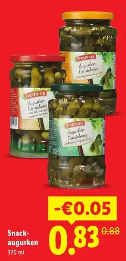 Lidl Freshona Augurken Comichons aanbieding