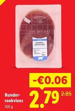 Lidl Runder-rookvlees aanbieding
