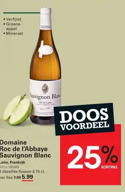 Sligro Domaine Roc de l'Abbaye Sauvignon Blanc aanbieding