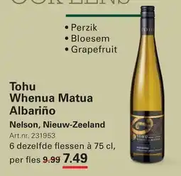 Sligro Tohu Whenua Matua Albariño aanbieding