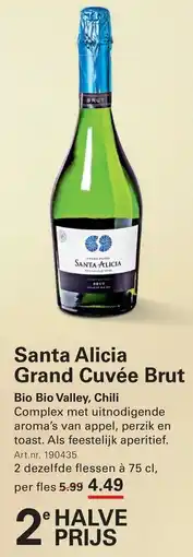 Sligro Santa Alicia Grand Cuvée Brut aanbieding