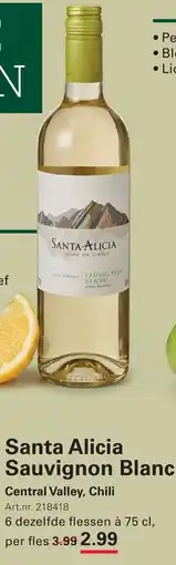 Sligro Santa Alicia Sauvignon Blanc aanbieding