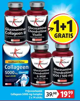 Lucovitaal Lucovitaal Glucosamine Chondroïtine Visolie 1500/500/2000mg aanbieding