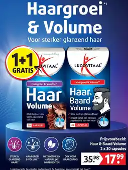 Lucovitaal Lucovitaal Haar & Baard Volume aanbieding