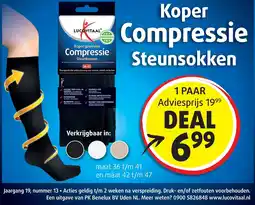 Lucovitaal Lucovitaal Compressie Steunsokken aanbieding