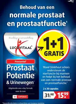Lucovitaal Lucovitaal Prostavital Prostaat Potentie & Urinewegen aanbieding