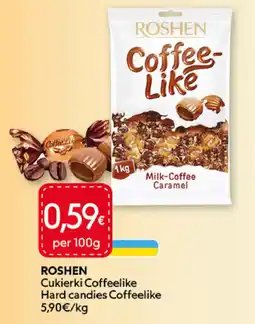 Food Plus Roshen Cukierki Coffee-like aanbieding