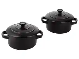 Lidl SILVERCREST Mini-kookpannen, 2 stuks, met deksel aanbieding