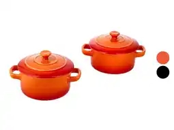 Lidl SILVERCREST Mini-kookpannen, 2 stuks, met deksel aanbieding