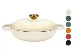 Lidl SILVERCREST Geëmailleerde gietijzeren hapjespan, Ø27 cm aanbieding