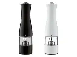 Lidl SILVERCREST Elektrische RVS peper- of zoutmolen aanbieding