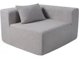 Lidl LIVARNO Modulaire bank, hoekelement rechts, lichtgrijs aanbieding