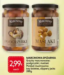 Food Plus marcinowa spiżarnia pickled mushrooms: bay boletes, slippery jacks aanbieding