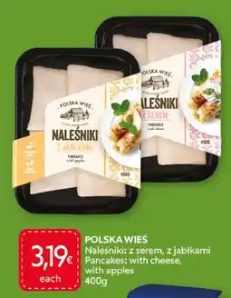 Food Plus Polska Wies Naleśniki z jabłkami aanbieding