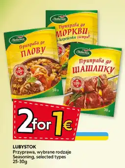 Food Plus Lubystok Przyprawa do Plovu aanbieding