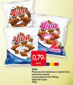 Food Plus Viva Cereal pillows with filling, selected types aanbieding