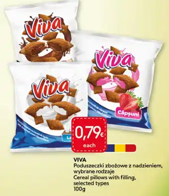 Viva Cereal pillows with filling, selected types