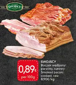 Food Plus Swojsci boczek wędzony aanbieding