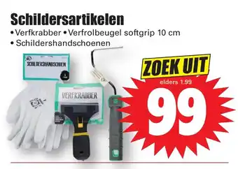 Dirk Schildersartikelen 10 cm aanbieding