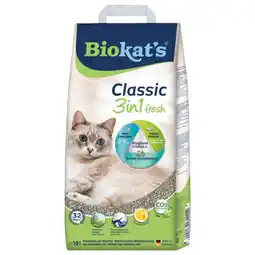 Pets Place Biokat's Classic Fresh 3in1 - Kattenbakvulling - 10 l aanbieding
