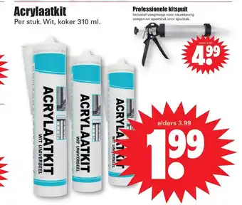 Dirk Acrylaatkit per stuk 310 ml aanbieding