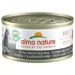 Pets Place Almo Nature HFC Cat Jelly Blik - Natvoer - 70 g Tonijn&Inktvis aanbieding