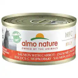 Pets Place Almo Nature HFC Cat Jelly Blik - Natvoer - 70 g Zalm&Wortel aanbieding