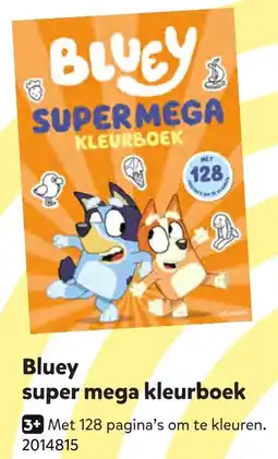Intertoys Bluey super mega kleurboek aanbieding