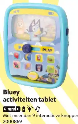 Intertoys Bluey activiteiten tablet aanbieding