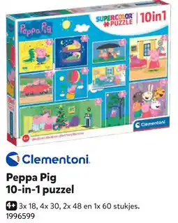 Intertoys Clementoni Peppa Pig 10-in-1 puzzel aanbieding