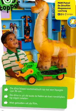Intertoys PAW Patrol De Dinofilm Megasaurus voertuig aanbieding