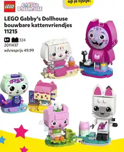 Intertoys LEGO Gabby's Dollhouse bouwbare kattenvriendjes 11215 aanbieding