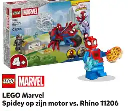 Intertoys LEGO Marvel Spidey op zijn motor vs. Rhino 11206 aanbieding