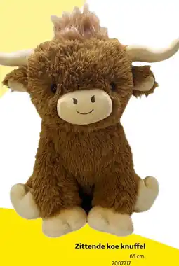 Intertoys Zittende koe knuffel aanbieding