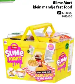 Intertoys Slime Mart klein mandje fast food aanbieding