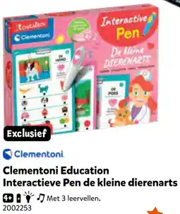 Intertoys Clementoni Education Interactieve Pen de kleine dierenarts aanbieding