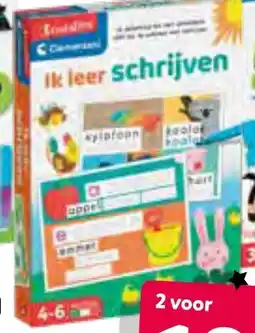 Intertoys Clementoni ik leer schrijven aanbieding