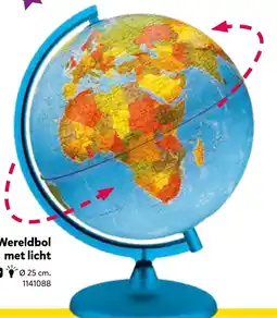 Intertoys Wereldbol met licht aanbieding