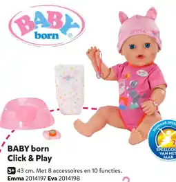 Intertoys BABY born Click & Play aanbieding
