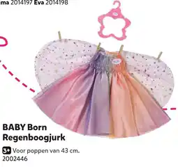 Intertoys BABY Born Regenboogjurk aanbieding