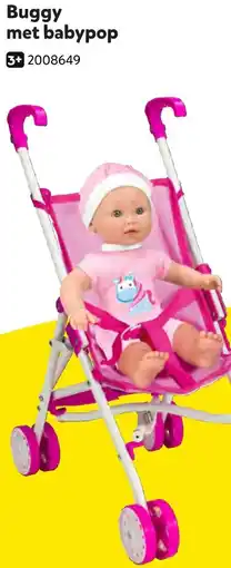 Intertoys Buggy met babypop aanbieding