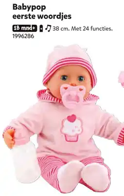 Intertoys Babypop eerste woordjes aanbieding