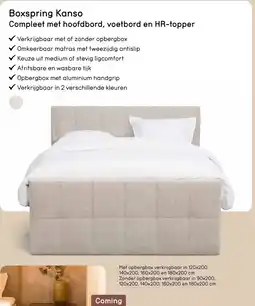 Leen Bakker Boxspring Kanso aanbieding